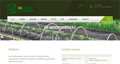 Desktop Screenshot of moestuindemeertuinders.nl