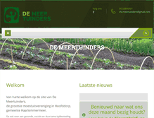 Tablet Screenshot of moestuindemeertuinders.nl